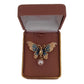 Multi Colour Pearl Butterfly Brooch(2)