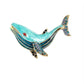 Multi Colour Whale Brooch
