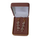 Multi Stone Gold Drop Clip On Earrings(2)