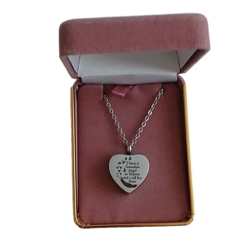 Mum Guardian Angel Memorial Ashes Locket(2)