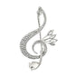 Music Note Ladies Brooch