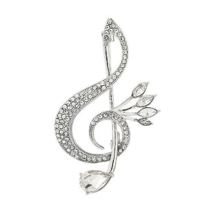 Music Note Ladies Brooch