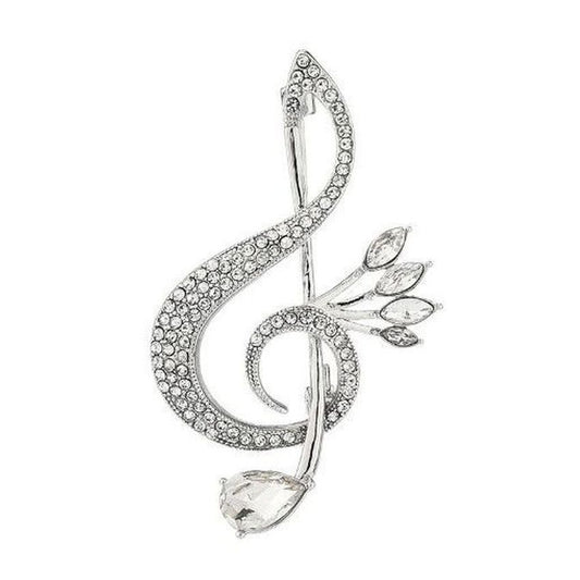 Music Note Ladies Brooch