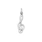 Music Note Sterling Silver Pendant