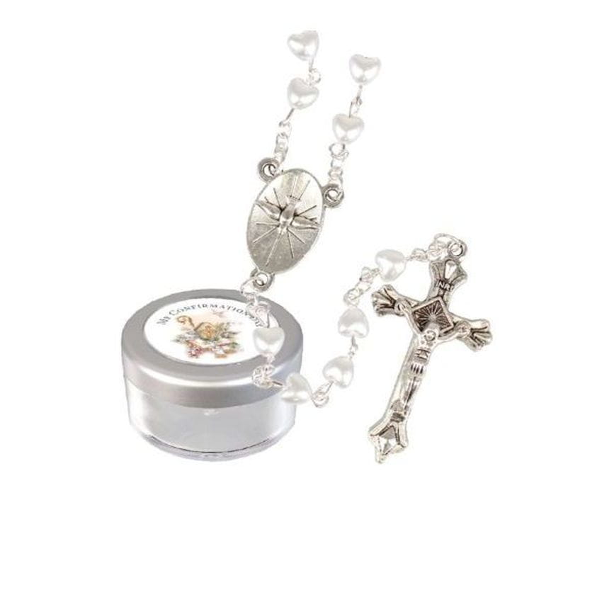 My Confirmation Day Gift Rosary Beads in a Gift Tin
