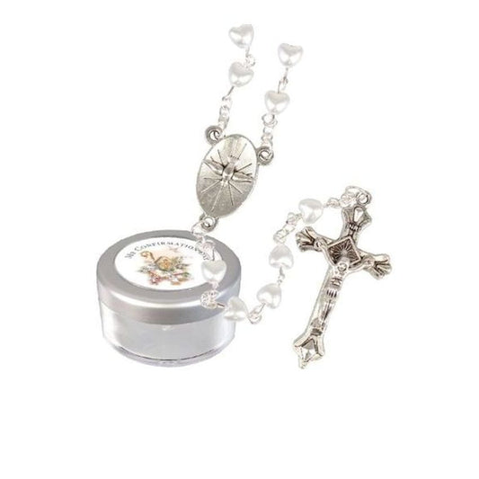 My Confirmation Day Gift Rosary Beads in a Gift Tin