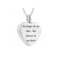 No Longer By My Side Cremation Ashes Locket