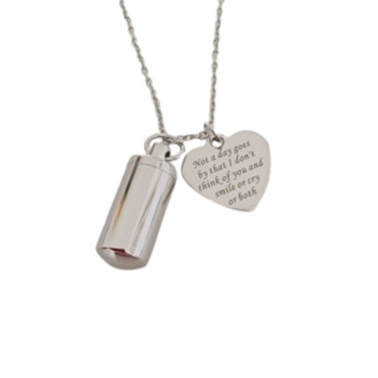 Not A day Goes By Charm Ash Locket