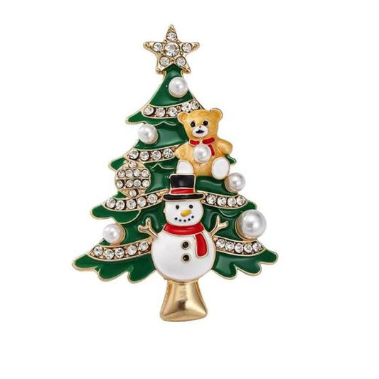 Novelty Christmas Tree  Brooch