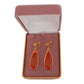 Orange Drop Clip On Earrings(2)
