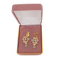 Pastel Colour Flowers Clip On Earrings(2)