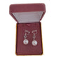 Pearl And CZ Drop Clip On Earrings(2)