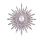 Pearl Centre And Diamante Flower Brooch