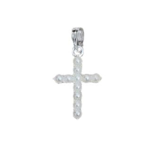 Pearl Cross on a Sterling Silver Chain