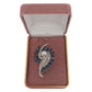 Pearl And Blue Stone Stone Flower Brooch(2)