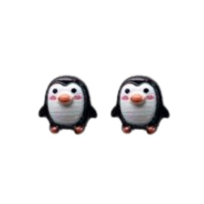Penguin Stud Childrens Clip On Earrings