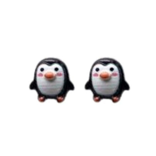 Penguin Stud Childrens Clip On Earrings