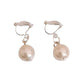 Plain 10mm Pearl Round Clip On Earrings