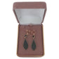 Plain Black Clip On Earrings