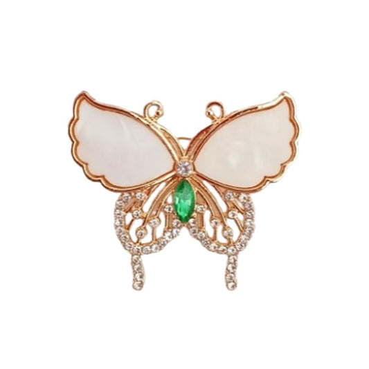 Pretty Fashion Crystal Butterfly Brooch
