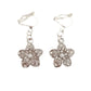Pretty Flower And Pearl Clip On Earrings