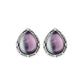Pretty Shell Colour Clip On Stud Earrings