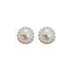 Pretty Pearl Flower Clip On Earrings