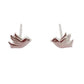 Pretty Stud Sterling Silver Dove Earrings For Confirmation