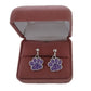 Purple Paw Clip On Earrings(2)