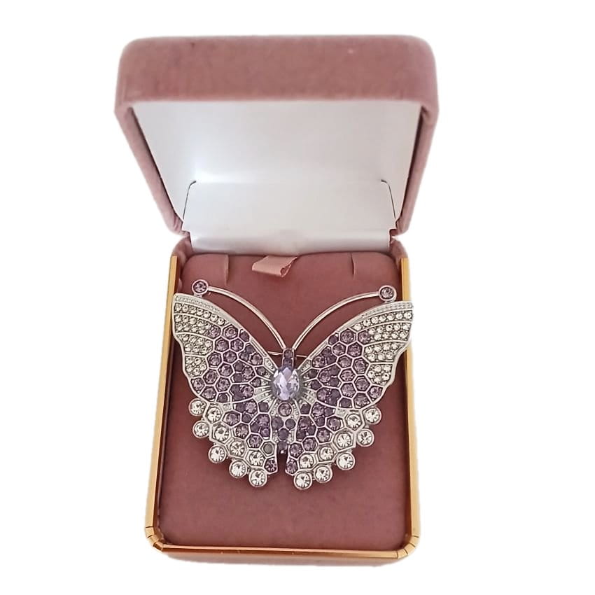 Purple Wing Butterfly Brooch(2)