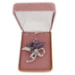 Purple Brooch Set With Diamante Stones(2)