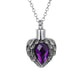 Purple Centre Wing Ashes Locket