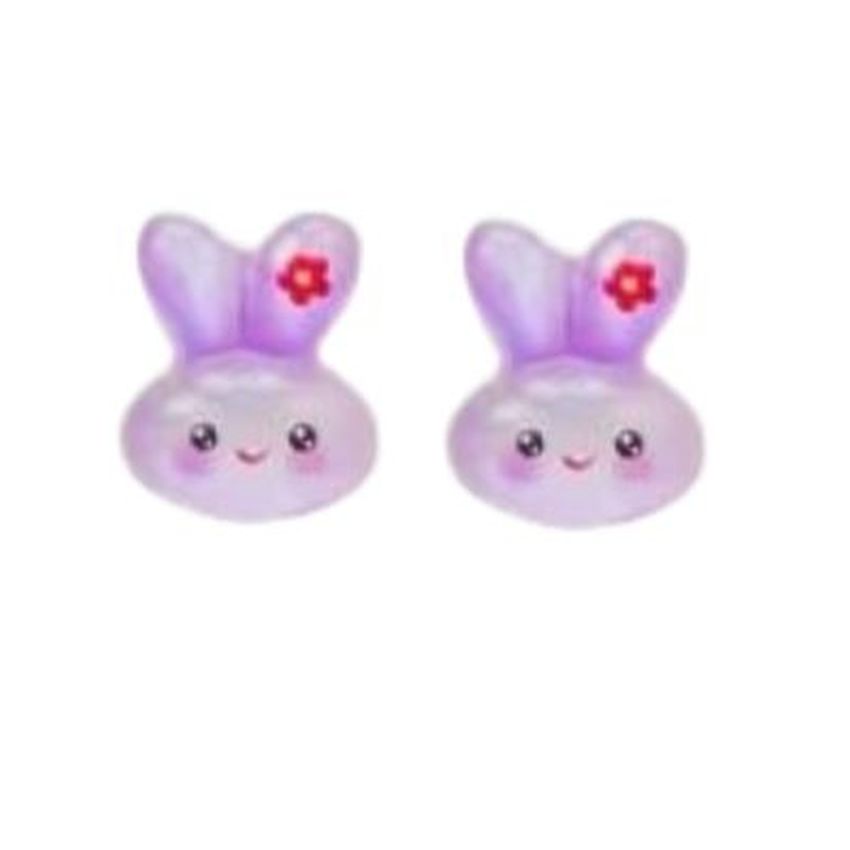 Rabbit Stud Childrens Clip On Earrings