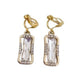 Rectangle Vintage Design Clip On Earrings
