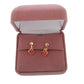 Red Heart Clip On Drop Earrings(2)