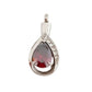 Red Stone Memorial Cremation Ashes Pendant