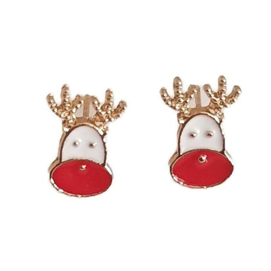 Reindeer Face Fashion Earrings