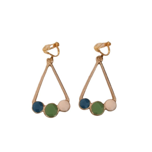 Retro Style Ladies Clip On Earrings