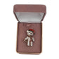 Rhinestone Teddy Bear Christmas Brooch(2)
