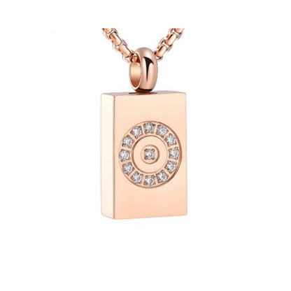 Rose Gold Colour Cremation Ashes Locket