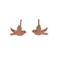 Rose Gold Dove Confirmation Earrings