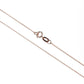 Rose Gold Over Silver 20 Inch Belcher Chain