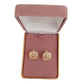 Rose Gold Swirl Clip On Earrings(2)