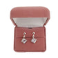 Round Diamante And Silver Clip On Earrings(2)