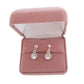 Round Diamante And Silver Clip On Earrings(2)