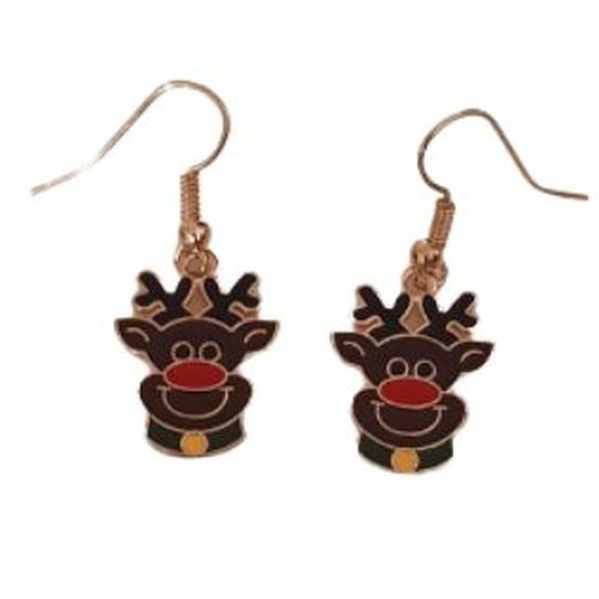 Rudolph Dangly Hook Earrings