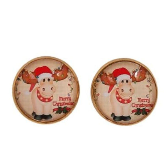 Rudolph Large Clip On Earrings