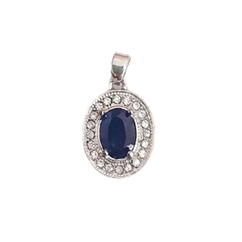 Red Cubic Zirconia Heart Centre With CZ Surround Necklace