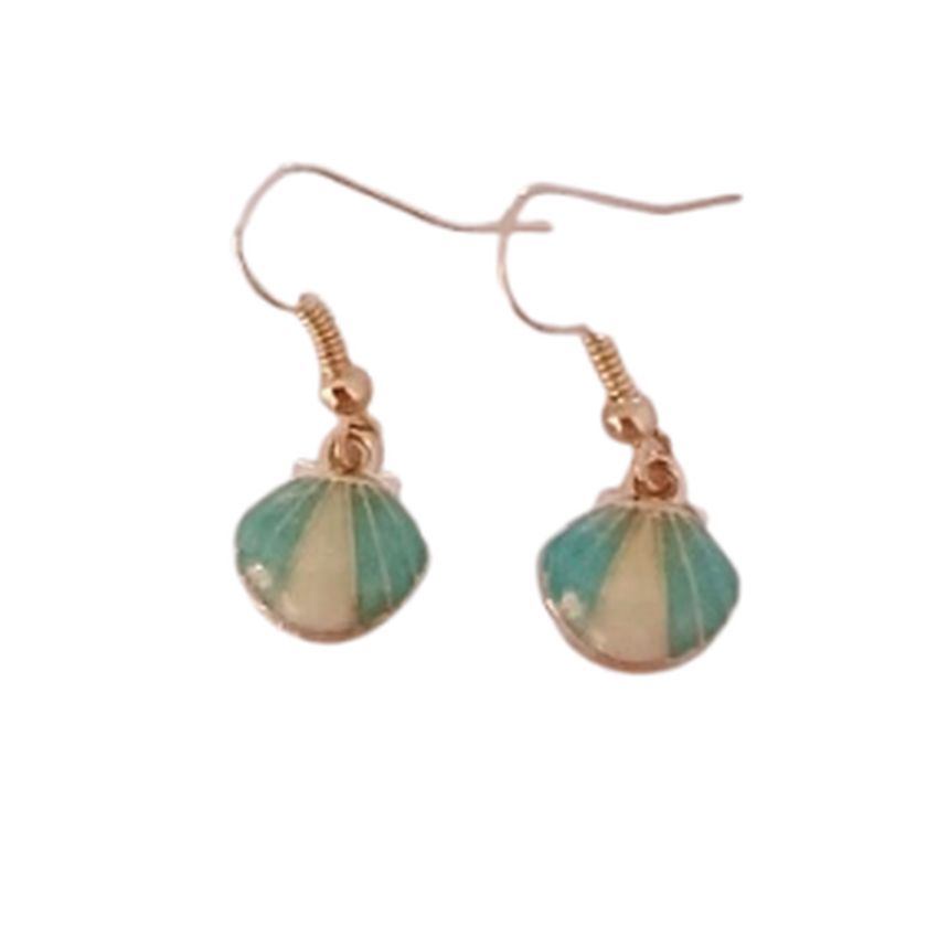 Seashell Hook Drop Earrings
