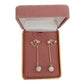 Shamballa Drop Silver Clip On Earrings(2)